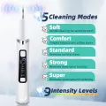 Ultrasonic Dental Scaler Tartar Remover 5 modes with LED Light Household Teeth Cleaning Tools Dental Cleaner Oral Care.