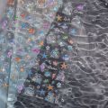 Bottled Bagged Stars Swimming Rings Rainbow Jellyfish Bubbles Stars Summer Ocean Self Adhesive Nail Art Sticker Manicure Decal.