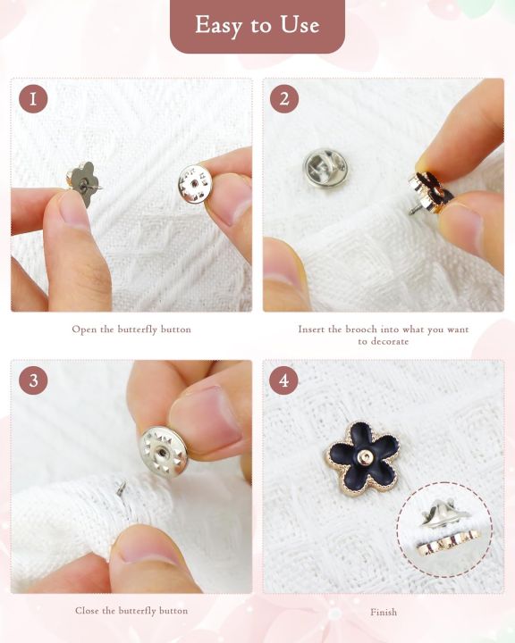 20pcs/Lot%20Button%20Brooch%20Prevent%20Accidental%20Exposure%20Buttons%20Brooch%20Badge%20Cufflinks%20Button%20Detachable%20Buttons%20Sewing%20Accessories%20-%20Image%203