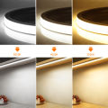 EU/US Power Plug Motion Sensor LED Neon Light Set 24V Human Body Induction Bedroom Aisle Night Lighting 1/2/3/4/5M COB Lamp Luz. 