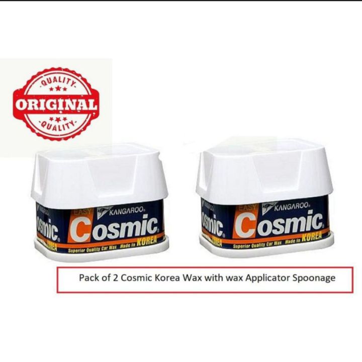 Cosmic Hard wax Made in Korea with Applicator sponge inside Pack of 2