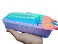 Pop It Pouches Pencil Box/Pencil Case Pop It Toy, Pop It Organizer Kit Kids Pop toys rectangle Pencil Case Large Capacity Bubble cartoon unicorn Pencil Box Stationery Storage Bag Silicone Pen Pouch. 