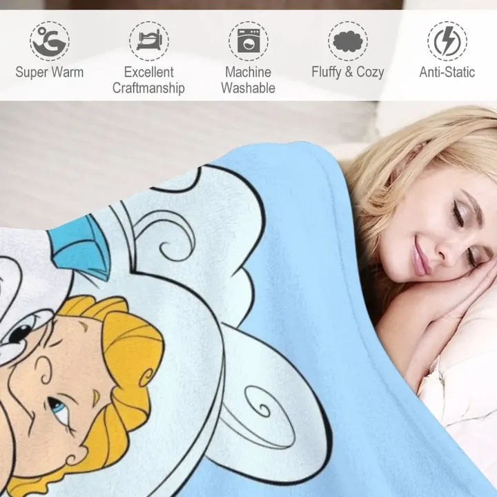 Friends:%20Hercules%20&%20Pegasus%20Throw%20Blanket%20Cute%20Blanket%20Vintage%20Blanket%20-%20Image%204