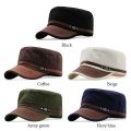 Men Unisex Army Hat Baseball Cap Cotton Cadet Hat Military Breathable Combat Fishing Flat Adjustable Cap.