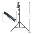 160cm Liftable Foldable Arm Tripod Floor Tablet Stand Phone Live Holder Support for IPhone IPad Smartphones Lounger Bed Mount.