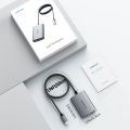 Lemorele HD20 4K USB C Hub for Macbook MST Docking Station Triple Display USB-C/A to 2x HDMI Aluminum Body Braided Cable. 