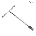 Deli T Handle Wrench Tool CRV Steel T Type Wrench 6 Point Long Hex Key Wrench Car Repair Tools 16mm 17mm 19mm. 