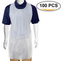 100PCS Disposable Kitchen Aprons Plastic Waterproof Apron Individually Packing Gowns For Men Women Kitchen Protection Accessorie. 