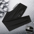 Summer Men Casual High End Ice Silk Pants Sports Pants Quick-Drying Men's Trousers Sweatpants Male Elastic Plus Size 8xl 7xl 6xl. 
