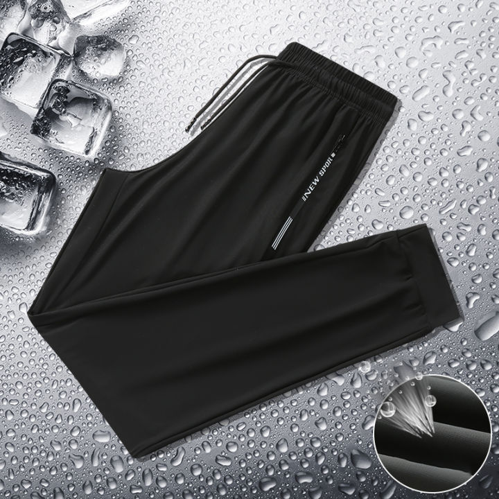 Summer%20Men%20Casual%20High%20End%20Ice%20Silk%20Pants%20Sports%20Pants%20Quick-Drying%20Men's%20Trousers%20Sweatpants%20Male%20Elastic%20Plus%20Size%208xl%207xl%206xl%20-%20Image%202