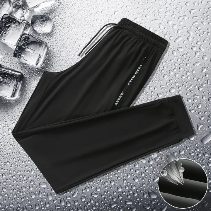 Summer%20Men%20Casual%20High%20End%20Ice%20Silk%20Pants%20Sports%20Pants%20Quick-Drying%20Men's%20Trousers%20Sweatpants%20Male%20Elastic%20Plus%20Size%208xl%207xl%206xl%20-%20Image%202