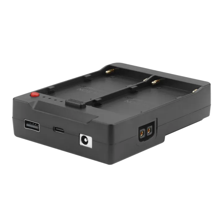 Probty%20Dual%20NP-F970%20NP-F%20Series%20Battery%20to%20V-Mount%20Lock%20Power%20Supply%20Converter%20Plate%20for%20Tilta%20Kit%20Monitors%20LED%20Light%20-%20Image%202
