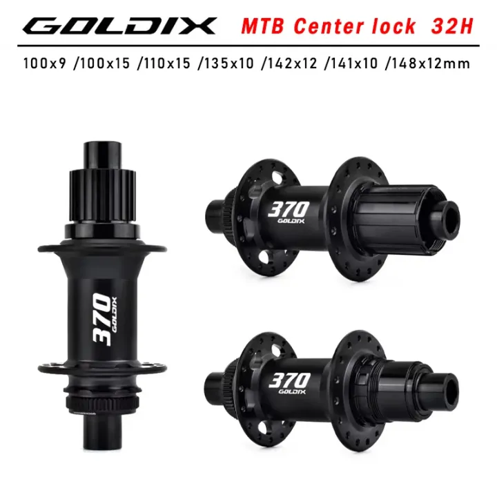 GOLDIX%20370%2032H%20Bicycle%20Hub%20Sealed%20Bearing%20Center%20Lock%20Disc%20Brake%20J-Bend%2032%20Holes%20Ratchet%2036T%20BOOST%20MTB%20Hub%20XD%20/%20HG%20/%20MS%20-%20Image%202