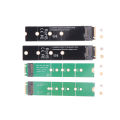 M.2 SATA/NVME PCI-E Protocol SSD Adapter Board Expansion Card B KEY/M KEY Interface Extension Card Gold Finger Test Protect Card.