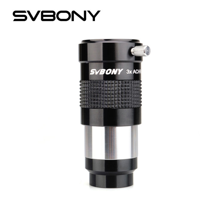 SVBONY 1.25"  Eyepiece Barlow Lens 3x Fully Multi-Coated Advanced Achromatic SV136
