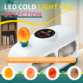 8 Egg Incubator with Egg Turning and Temperature Control, Integrated Candler Incubators for Hatching Eggs, Chicken, P.