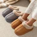 Fashion Women's Winter Slippers Indoor and Outdoor Warmth Anti-slip Comfort Thick Sole Casual Couple Home Shoes Snow Boots.