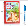 Magic Water Colouring Book With Pen Water Colouring Book for Kids Under age 3 plus Educational Book Water Colouring Book. 