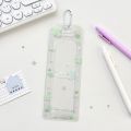 Cute Polka Dot Clover Vertical Photocard Holder Idol Card Glitter Case Life Four Grid Card Cover.