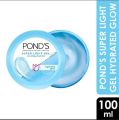 POND'S Super Light Gel Hydrated Glow With Hyaluronic Acid & Vitamin E-100mL(Indian). 
