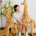 New 1pc Giant size Giraffe Plush Toys Cute Stuffed Animal Soft Giraffe Doll Birthday  Kids Toy. 