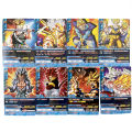 5 Packs Dragon Ball Z Cards Goku Vegeta Frieza Majin Buu Broli Piccolo Action Figures Paper Card Trading Collection  Toy. 