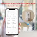 SwitchBot Smart Switch Button Pusher - Bluetooth Fingerbot for Rocker Switch/One-Way Button, Automatic Light Switch, Timer and APP Control, Works with Alexa When Paired with SwitchBot Hub (White). 