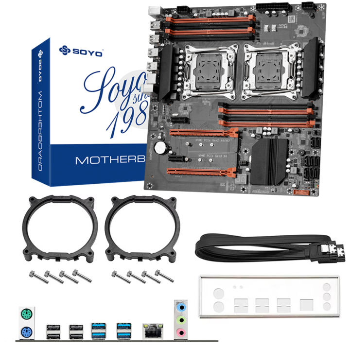 SOYO%20X99%20Dual%20Gaming%20Motherboard%20E5%202680%20V4*2%20CPU%20DDR4%20RAM%2016GB(8G*2)%20LGA2011-3%20Kit%20Intel%20Comb%20M.2%20Desktop%20Computer%20PCIe%2016*2.0%20-%20Image%203