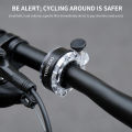 TOSUOD Bicycle Bell Waterproof Lightweight Mini Bike Bell Clear And Loud 90db Polyoxymethylene + Aluminum Material Cycling Bell. 