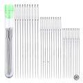 30pcs 3 Sizes Large Eye Sewing Needles Cross Stitch Knitting Needle Handmade Leather Embroidery Thread Needle Sewing Accessory. 