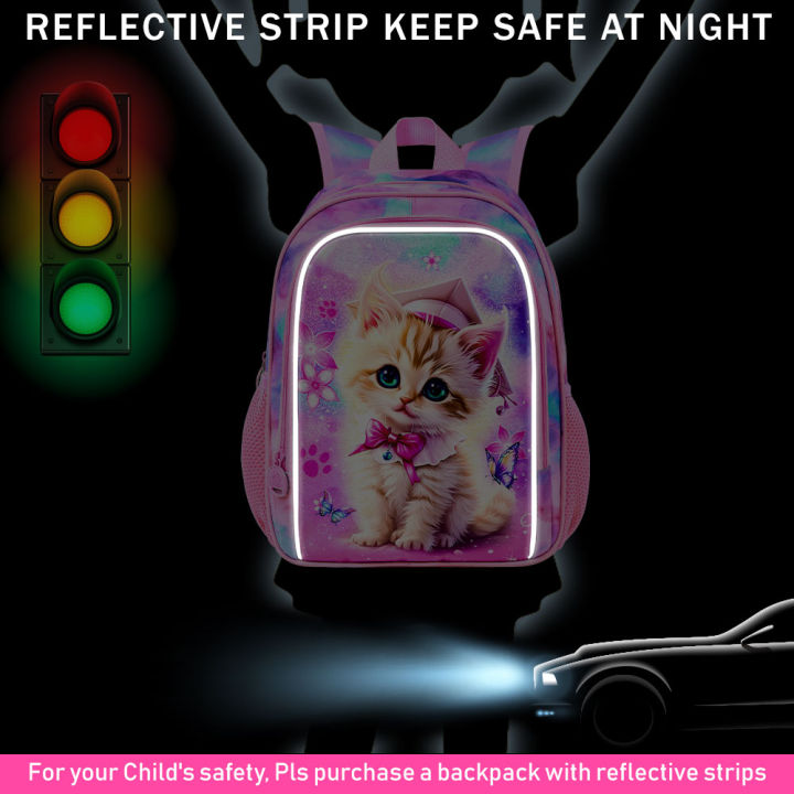 Backpack%20for%20girls,%2013"%20Toddler%20Preschool%20Kids%20Bookbag,%20Cute%20Cat%20Kindergarten%20Schoolbag%20-%20Image%204