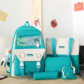5 Piece New Unique Design Backpack For Girls. 