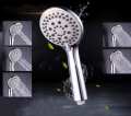 Rabbit mall shower set, high pressure shower set, 5 adjustable pressure shower set with shower + 1.5 strap + hanger. 