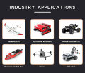 HotRC HT-10A 2.4G 10CH Multi-Functional Transmitter HT10A Left/Right Hand Remote Control w/F-10A Receiver for RC Aircraft Plane.