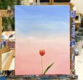 9x12 Aesthetic canvas paintings. 
