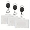 Employee work ID card name badge card holder; Corporate employee name badge card holder; Nurse ID card card holder; Card holder. 