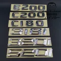 Logo Benz car rear C180. 