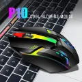 1 PC ITLY M01 Sports LED Luminous Backlit USB Wired Gaming Mouse for Desktop PC Laptop Office Computer Gaming Mouse. 