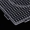 4PCS 5mm Fuse Beads Boards, Large Clear Pegboards Kits, with  Roning Paper, Perler Hama Beads Template Tool Diy Toy. 