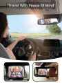 Baby Car Mirror Rearview Infant Child Monitoring Mirror for Vehicle Rear Seat Universal Fit Baby Car Mirror.
