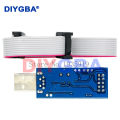10Pin To 6 Pin Adapter Board + USBASP USBISP AVR Programmer USB ISP USB ASP ATMEGA8 ATMEGA128 Support Win7 64. 