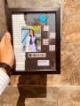 Happy birthday  photo frame customize your photo on glass frame. 
