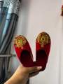 Kids Nepali Style Makhmal Jutti Chappal Slipper. 