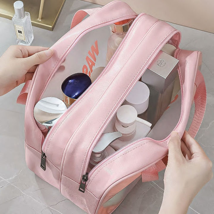Large%20Capacity%20Transparent%20Dry%20Wet%20Separation%20Double-Layer%20Wash%20Bag%20Frosted%20PU%20Travel%20Portable%20Handheld%20Bath%20Storage%20Bag%20GF32%20-%20Image%204