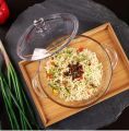 Glass Serving Casserole With Lid. 