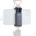 Ulanzi St07 Phone Holder, Spring-Type Mobile Phone Holder with Cold Shoe, 1/4 Thread to Connect to a Tripod, Microphone for Vlog.. 
