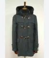 women's  Lara duffle coat and men's Polo neck coat. 