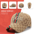 Four Seasons Men's Baseball Cap Casual Antique Washed Cotton Letter Embroidered Hat Curved Brim Dome Casual Ladies Sunscreen Hat.