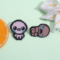 The Binding of Isaac Cry Brooch Enamel Pin Custom Retro Cute Pixel Game Metal Badge Lapel Backpack Jewelry Gift For Kids Friends. 