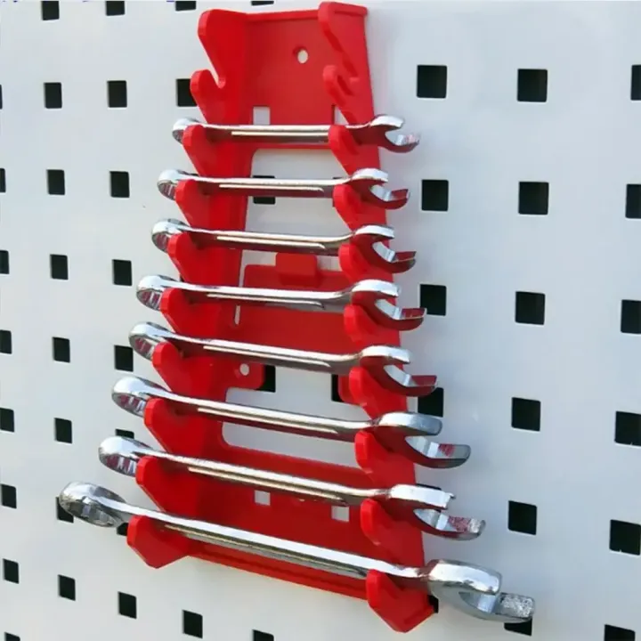 Plastic Wrench Rack Organizer Wall Mounted Tray Sockets Storage Tools ...